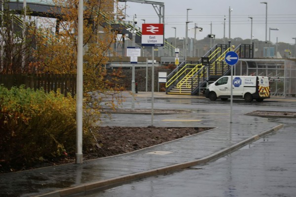 East Linton Station Construction - 2023-10-27